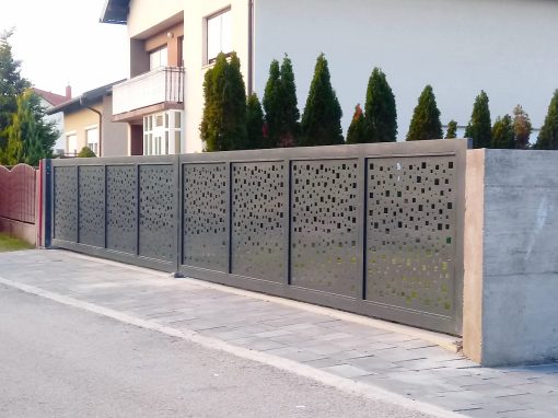 Dvorišna vrata i ograde – metalne moderne