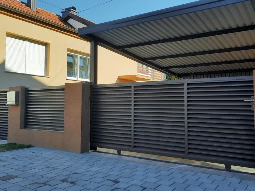 Dvorišna vrata i ograde – sistem ”žaluzine”