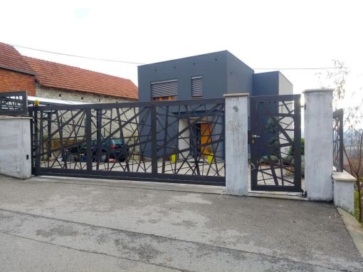 Dvorišne moderne ograde – rezane laserom – ekskluzivni dizajn