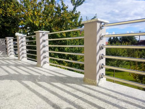 Stubišne ograde – inox