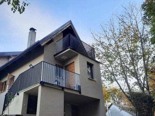 Stubišne ograde – metalne moderne
